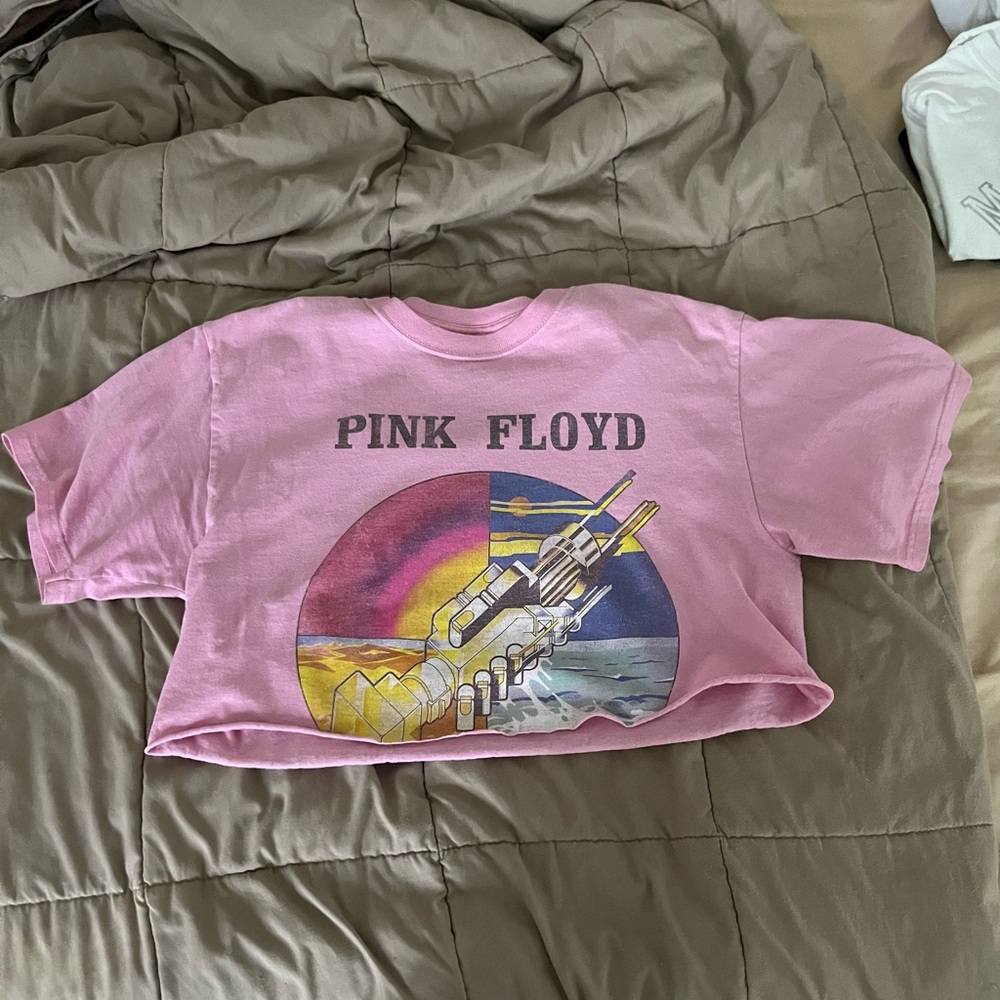 Pink Floyd Pink Short Sleeve Tee with Prism Design